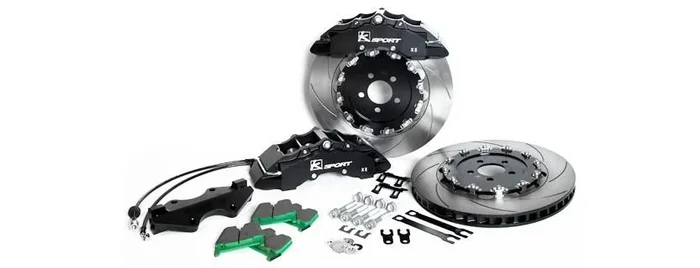 2006-2012 GS SuperComp 8 Piston Front Big Brake System by Ksport