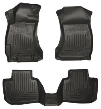 2010-2012 Subaru Legacy/Outback WeatherBeater Combo Black Floor Liners by Husky Liners (98841)
