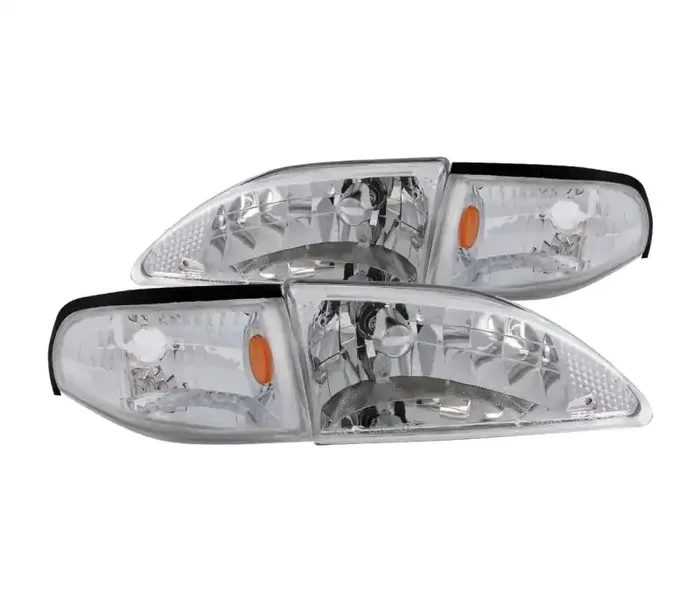 ANZO USA Ford Mustang Crystal Headlights Chrome 121262