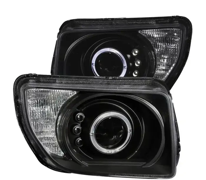 ANZO USA Honda Element Projector Headlights W/ Halo Black 121432