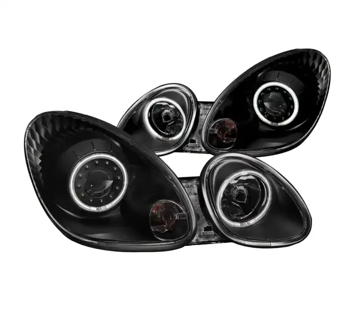 ANZO USA Lexus Gs430 Projector Headlights W/ Halo Black 121144