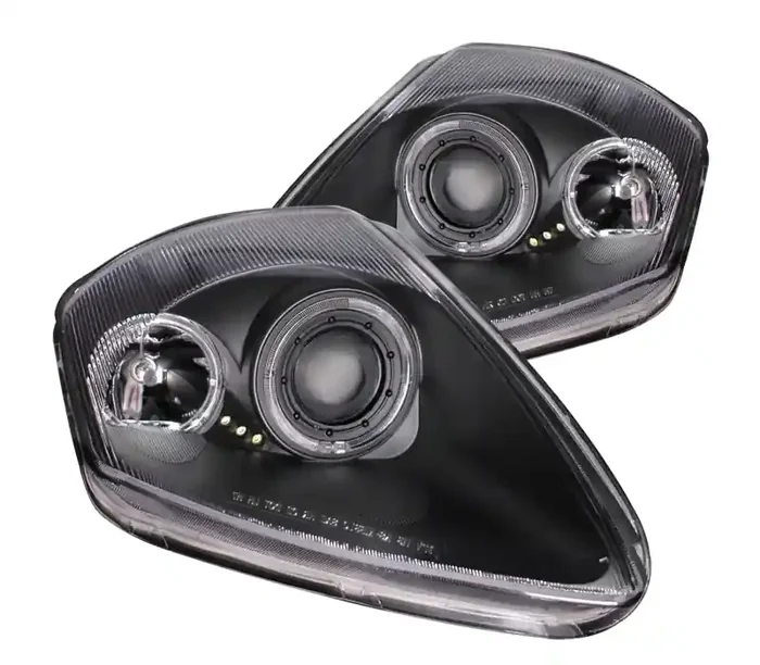 ANZO USA Mitsubishi Eclipse Projector Headlights W/ Halo Black 121332