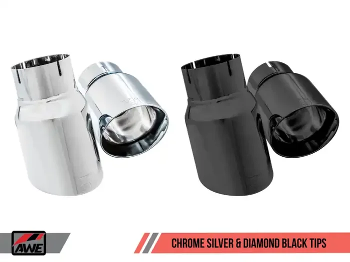 AWE Tuning Ford Focus RS Track Edition Cat-back Exhaust – Diamond Black Tips