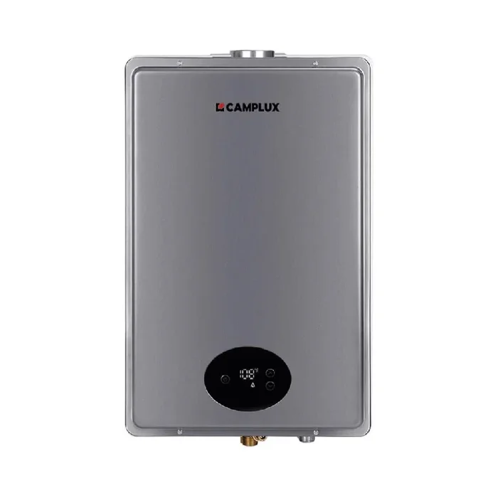 Camplux Instant Indoor Tankless Gas Water Heater 5.28 GPM | Gray