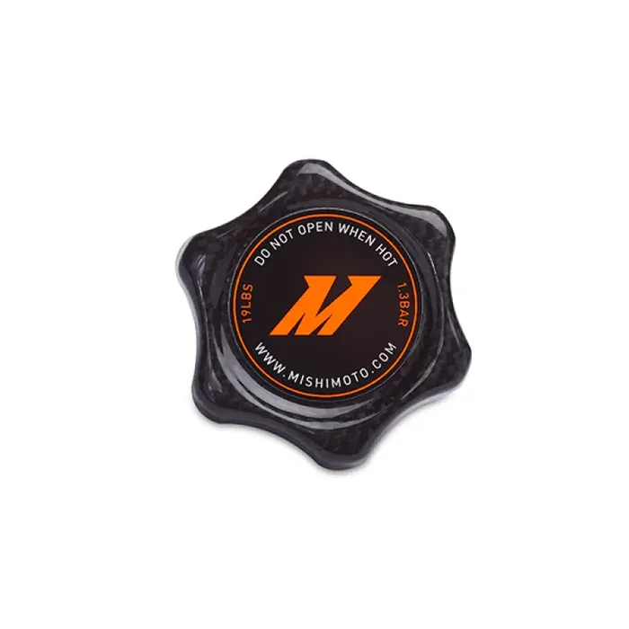 [GARAGE SALE] – Mishimoto 1.3 Bar Rated Carbon Fiber Radiator Cap Small Import