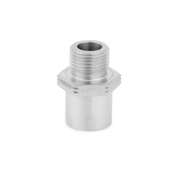 [GARAGE SALE] – Mishimoto Stainless Steel Sandwich Plate Adapter, 3/4in -16UNF