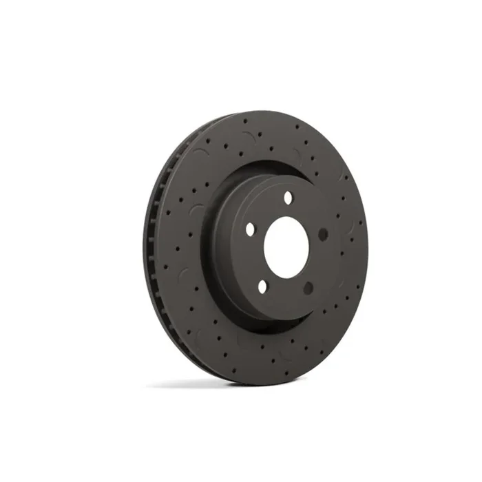 Hawk Talon Drilled & Slotted Front Brake Rotor Set | 2006-2007 Mazda 6 Mazdaspeed (HTC4946)