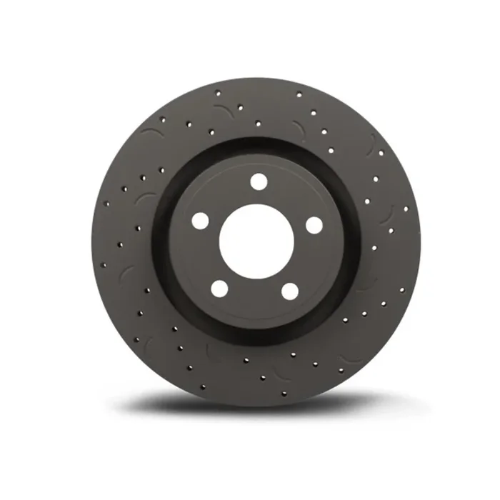 Hawk Talon Drilled & Slotted Rear Brake Rotor Set | 2003-2004 Infiniti G35 w/ Standard Brakes (HTC4904)