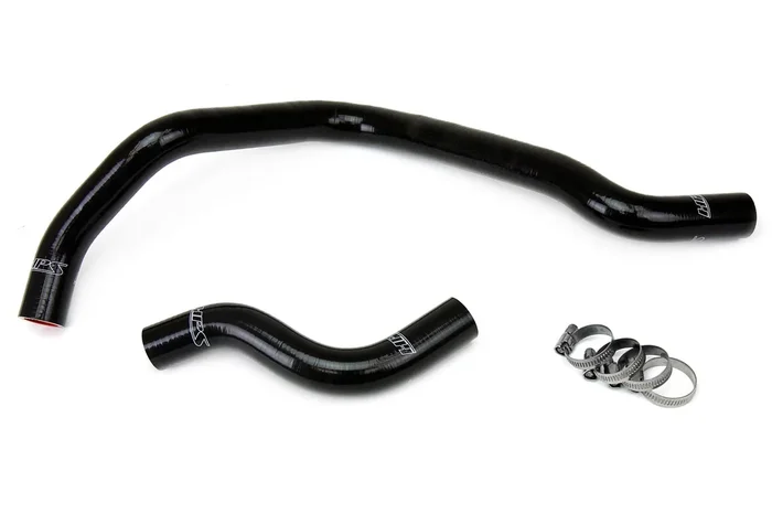 HPS Silicone Radiator Coolant Hose Kit | 1993 – 1997 Honda Del Sol and 1992 – 2000 Honda Civic (57-1018-BLK)