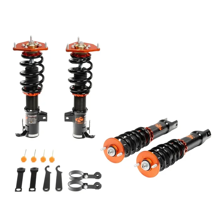 KSport Kontrol Sport Coilovers BMW E46 325Xi / 330Xi AWD (99-05) w/ Front Camber Plates – True Rear or Divorced Rear