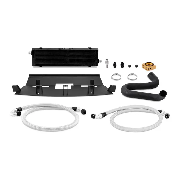 Mishimoto 2018+ Ford Mustang GT Thermostatic Oil Cooler Kit – Black