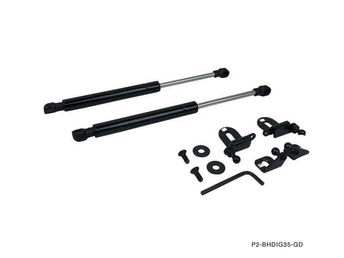 P2M – INFINITI G35 BLACK SERIES ENGINE HOOD DAMPER 2003-06 (SEDAN / COUPE) (P2-BHDIG35-TP)