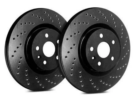 SP Performance 319.6mm Cross Drilled Front Brake Rotors | 2009-2013 Infiniti G37 (C32-341)