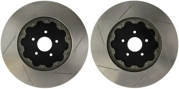 StopTech 2015 BMW M3/M4 380mm x 30mm AeroRotor Slotted Front Rotor Pair