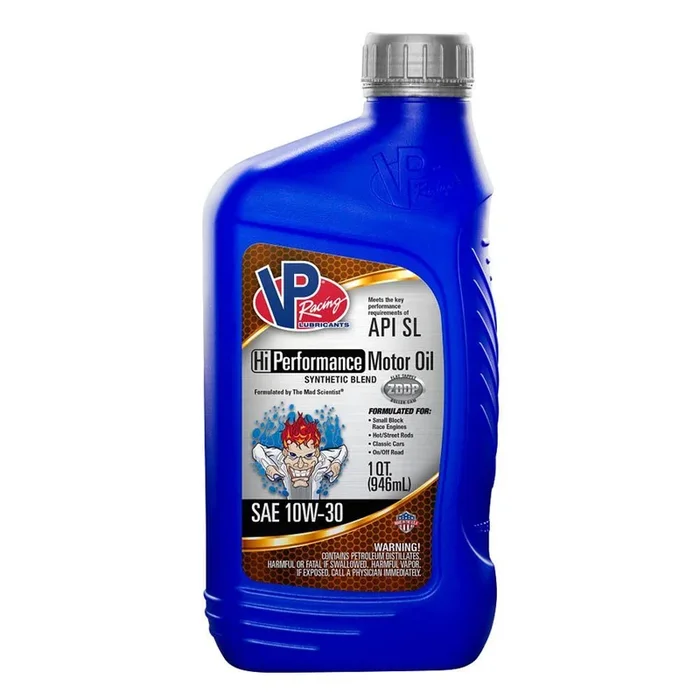 VP Racing Syn Blend 10W-30 High Perfomance Motor Oil – 1QT (2955)