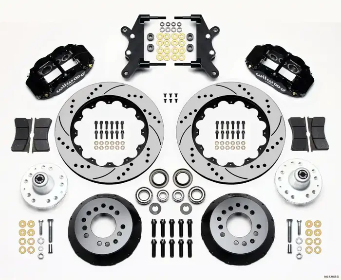 Wilwood Narrow Superlite 6R Front Hub Kit 14.00in Drilled 60-68 Ford / Mercury Full Size / Galaxie